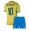 Brasilien Neymar Jr #10 Hjemmebanetrøje Børn VM 2026 Kort ærmer (+ bukser)