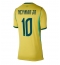 Brasilien Neymar Jr #10 Hjemmebanetrøje Dame VM 2026 Kort ærmer