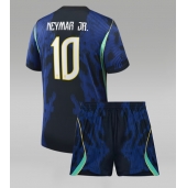 Brasilien Neymar Jr #10 Udebanetrøje Børn VM 2026 Kort ærmer (+ bukser)