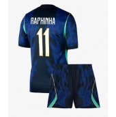 Brasilien Raphinha Belloli #11 Udebanetrøje Børn VM 2026 Kort ærmer (+ bukser)