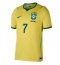 Brasilien Vinicius Junior #7 Hjemmebanetrøje VM 2026 Kort ærmer