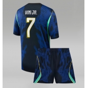 Brasilien Vinicius Junior #7 Udebanetrøje Børn VM 2026 Kort ærmer (+ bukser)