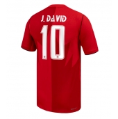 Canada Jonathan David #10 Hjemmebanetrøje VM 2026 Kort ærmer
