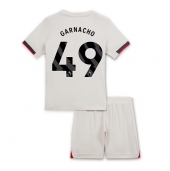 Chelsea Alejandro Garnacho #49 Udebanetrøje Børn 2025-26 Kort ærmer (+ bukser)
