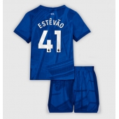 Chelsea Estevao Willian #41 Hjemmebanetrøje Børn 2025-26 Kort ærmer (+ bukser)