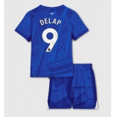 Chelsea Liam Delap #9 Hjemmebanetrøje Børn 2025-26 Kort ærmer (+ bukser)