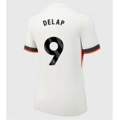 Chelsea Liam Delap #9 Udebanetrøje Dame 2025-26 Kort ærmer