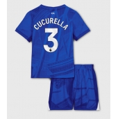 Chelsea Marc Cucurella #3 Hjemmebanetrøje Børn 2025-26 Kort ærmer (+ bukser)