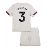Chelsea Marc Cucurella #3 Udebanetrøje Børn 2025-26 Kort ærmer (+ bukser)