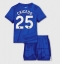 Chelsea Moises Caicedo #25 Hjemmebanetrøje Børn 2025-26 Kort ærmer (+ bukser)