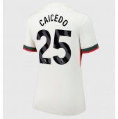 Chelsea Moises Caicedo #25 Udebanetrøje Dame 2025-26 Kort ærmer