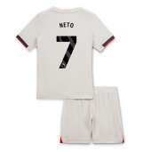 Chelsea Pedro Neto #7 Udebanetrøje Børn 2025-26 Kort ærmer (+ bukser)
