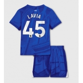 Chelsea Romeo Lavia #45 Hjemmebanetrøje Børn 2025-26 Kort ærmer (+ bukser)