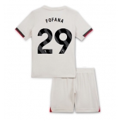 Chelsea Wesley Fofana #29 Udebanetrøje Børn 2025-26 Kort ærmer (+ bukser)