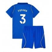 Chelsea Wesley Fofana #3 Hjemmebanetrøje Børn 2026-27 Kort ærmer (+ bukser)