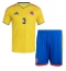 Colombia Jhon Lucumi #3 Hjemmebanetrøje Børn VM 2026 Kort ærmer (+ bukser)