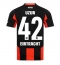 Eintracht Frankfurt Can Uzun #42 Hjemmebanetrøje 2025-26 Kort ærmer