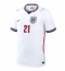 England Eberechi Eze #21 Hjemmebanetrøje VM 2026 Kort ærmer