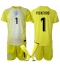 England Jordan Pickford #1 Målmand Udebanetrøje Børn VM 2026 Kort ærmer (+ bukser)