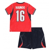 England Kobbie Mainoo #16 Udebanetrøje Børn VM 2026 Kort ærmer (+ bukser)