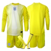 England Målmand Udebanetrøje Børn VM 2026 Lange ærmer (+ bukser)