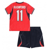England Marcus Rashford #11 Udebanetrøje Børn VM 2026 Kort ærmer (+ bukser)