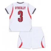 England Nico O'Reilly #3 Hjemmebanetrøje Børn VM 2026 Kort ærmer (+ bukser)