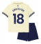 Everton Jack Grealish #18 Udebanetrøje Børn 2025-26 Kort ærmer (+ bukser)