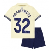 Everton Jarrad Branthwaite #32 Udebanetrøje Børn 2025-26 Kort ærmer (+ bukser)