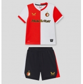 Feyenoord Hjemmebanetrøje Børn 2025-26 Kort ærmer (+ bukser)