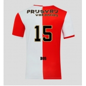 Feyenoord Jordan Bos #15 Hjemmebanetrøje 2025-26 Kort ærmer