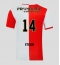 Feyenoord Sem Steijn #14 Hjemmebanetrøje 2025-26 Kort ærmer