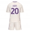 Fiorentina Moise Kean #20 Udebanetrøje Børn 2025-26 Kort ærmer (+ bukser)