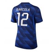 Frankrig Bradley Barcola #12 Hjemmebanetrøje Dame VM 2026 Kort ærmer