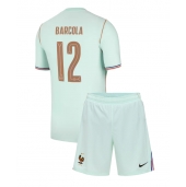 Frankrig Bradley Barcola #12 Udebanetrøje Børn VM 2026 Kort ærmer (+ bukser)