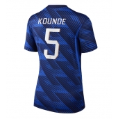 Frankrig Jules Kounde #5 Hjemmebanetrøje Dame VM 2026 Kort ærmer