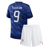 Frankrig Marcus Thuram #9 Hjemmebanetrøje Børn VM 2026 Kort ærmer (+ bukser)