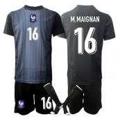 Frankrig Mike Maignan #16 Målmand Hjemmebanetrøje Børn VM 2026 Kort ærmer (+ bukser)