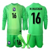 Frankrig Mike Maignan #16 Målmand Udebanetrøje Børn VM 2026 Lange ærmer (+ bukser)