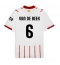 Girona Donny van de Beek #6 Hjemmebanetrøje 2025-26 Kort ærmer
