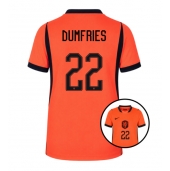 Holland Denzel Dumfries #22 Hjemmebanetrøje Dame VM 2026 Kort ærmer