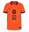 Holland Denzel Dumfries #22 Hjemmebanetrøje VM 2026 Kort ærmer