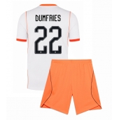Holland Denzel Dumfries #22 Udebanetrøje Børn VM 2026 Kort ærmer (+ bukser)