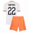 Holland Denzel Dumfries #22 Udebanetrøje Børn VM 2026 Kort ærmer (+ bukser)