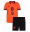 Holland Donyell Malen #18 Hjemmebanetrøje Børn VM 2026 Kort ærmer (+ bukser)