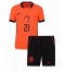 Holland Frenkie de Jong #21 Hjemmebanetrøje Børn VM 2026 Kort ærmer (+ bukser)