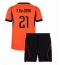 Holland Frenkie de Jong #21 Hjemmebanetrøje Børn VM 2026 Kort ærmer (+ bukser)