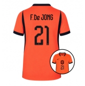 Holland Frenkie de Jong #21 Hjemmebanetrøje Dame VM 2026 Kort ærmer