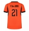 Holland Frenkie de Jong #21 Hjemmebanetrøje VM 2026 Kort ærmer