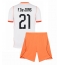 Holland Frenkie de Jong #21 Udebanetrøje Børn VM 2026 Kort ærmer (+ bukser)